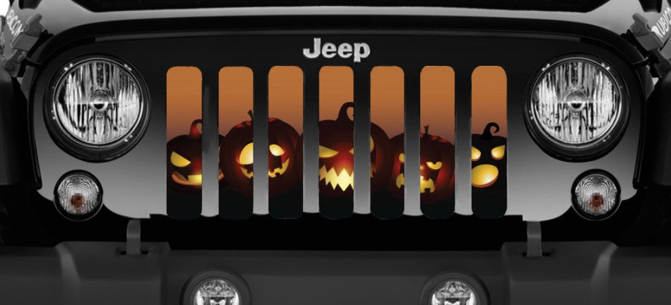 Angry Pumpkins Grille Insert