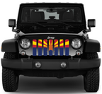 Arizona State Flag Grille Insert