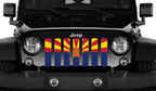 Arizona State Flag Grille Insert