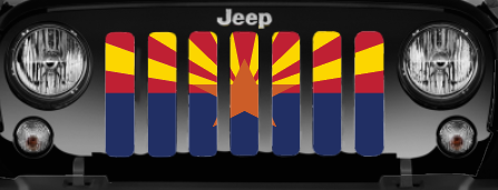 Arizona State Flag Grille Insert