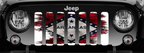 Arkansas Grunge State Flag Grille Insert