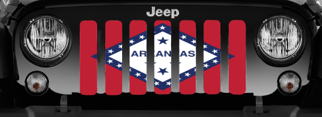 Arkansas State Flag Grille Insert