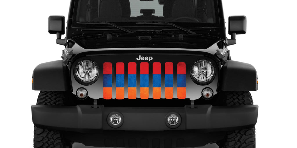 Armenian Flag - Artisitc Grille Insert