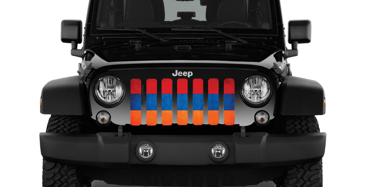 Armenian Flag - Artisitc Grille Insert