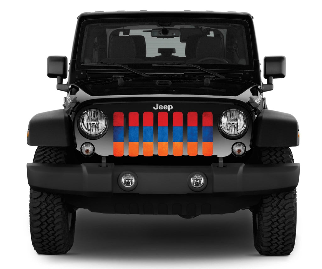 Armenian Flag - Artisitc Grille Insert