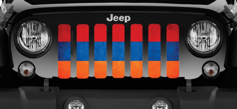 Armenian Flag - Artisitc Grille Insert