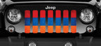 Armenian Flag - Artisitc Grille Insert