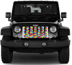 Autism Awareness Puzzle Piece Grille Insert