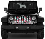 Aztec Cow Skulls Grille Insert