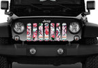 Aztec Cow Skulls Grille Insert