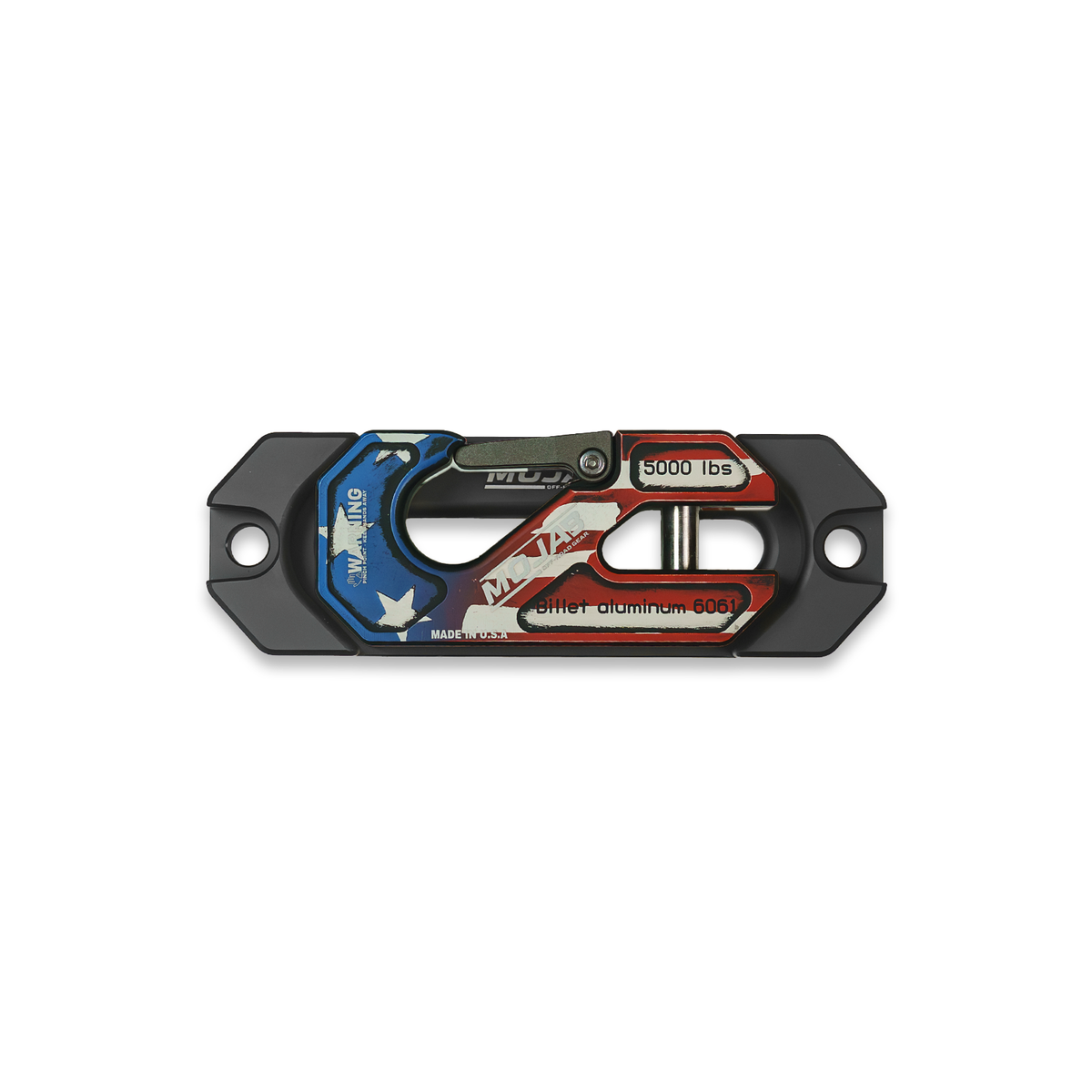 MOJAB UTV/SXS Aluminum Recessed Winch Shackle with Fairlead Kit