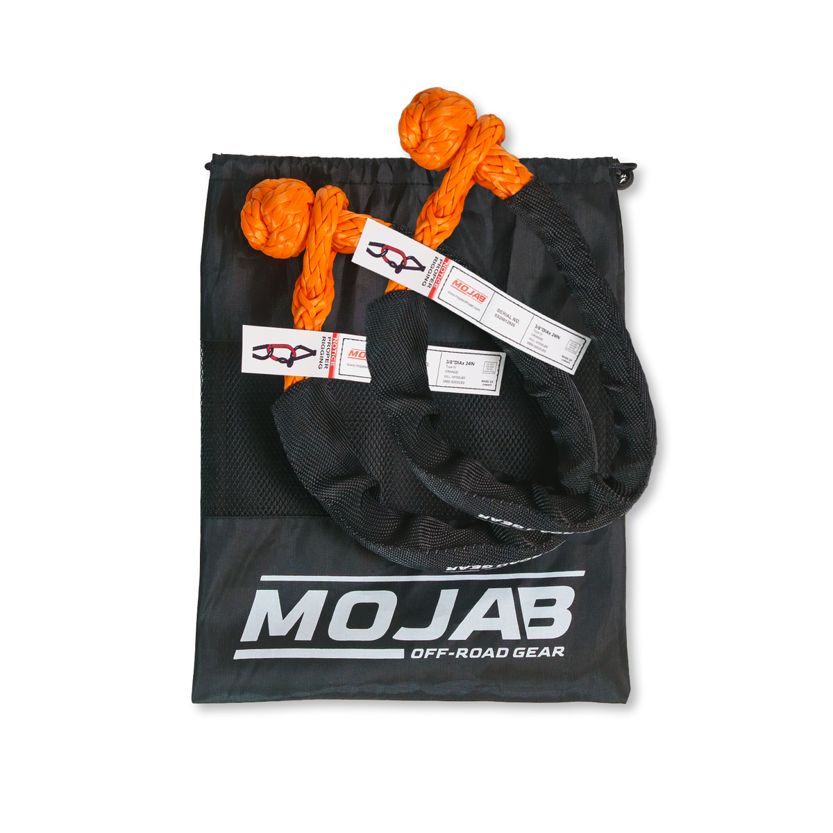 Soft Shackle 3/8'' x 24” - Set of 2 Shackles
