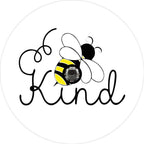 Bee Kind Honey Bee White Spare Tire Cover