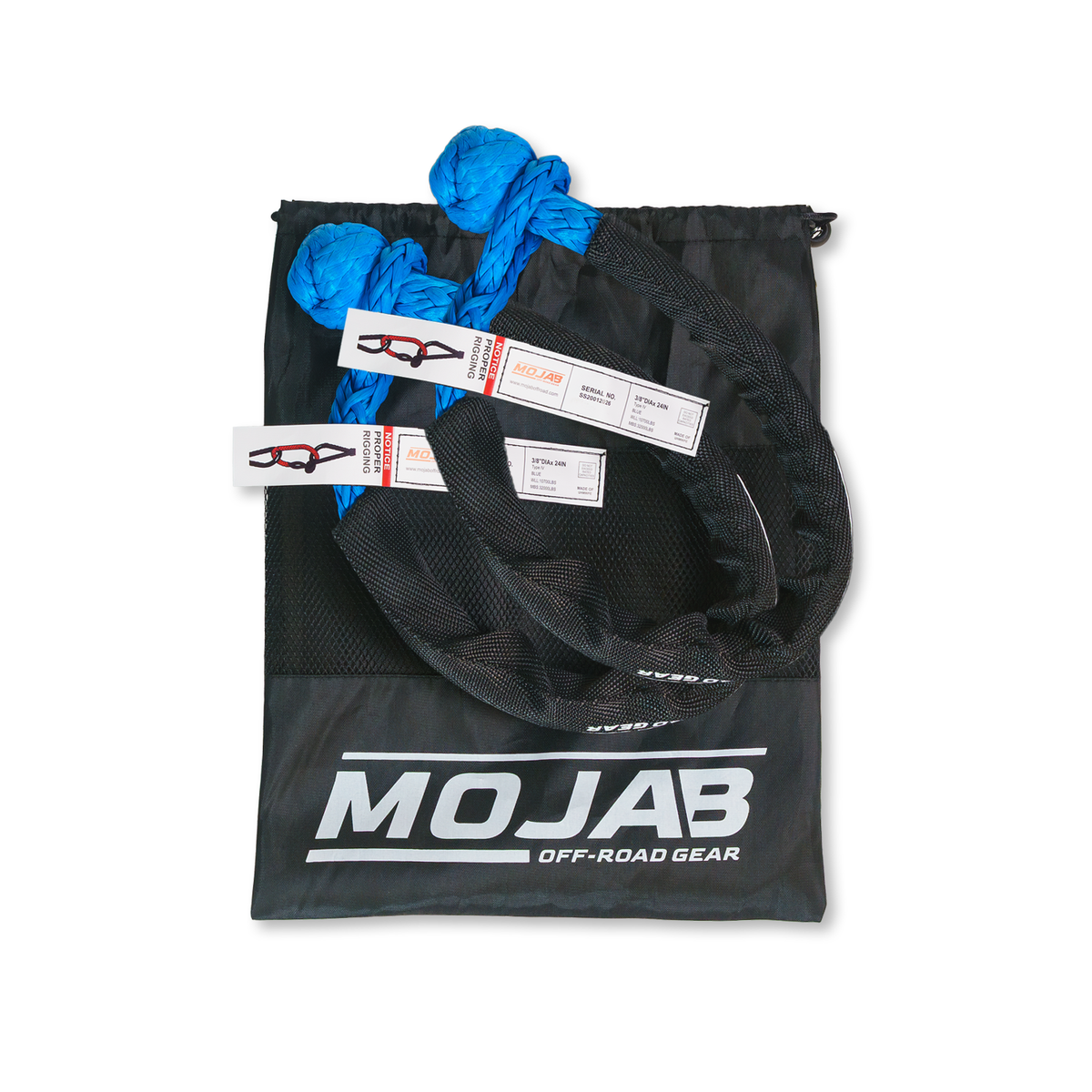 Soft Shackle 3/8'' x 24” - Set of 2 Shackles