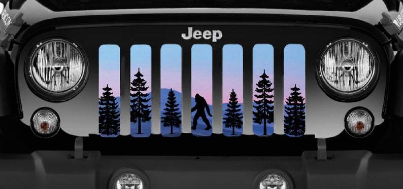 Platinum Bigfoot Purple Mountain Grille Insert