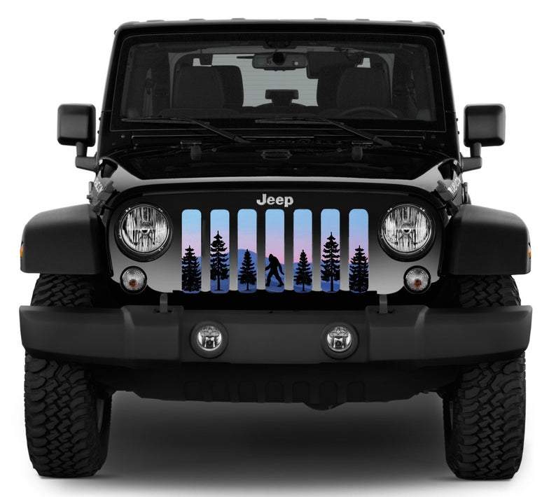 Platinum Bigfoot Purple Mountain Grille Insert