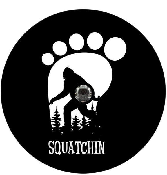 Bigfoot Footprint Spare Tire Cover