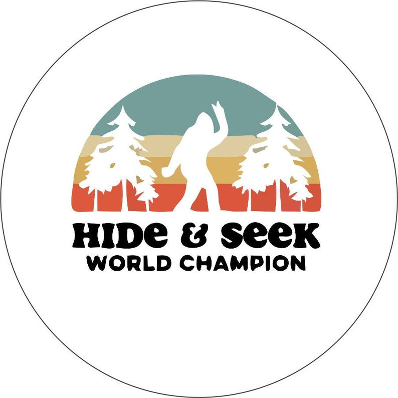 Bigfoot Hide & Seek Champion White Spare Tire Cover