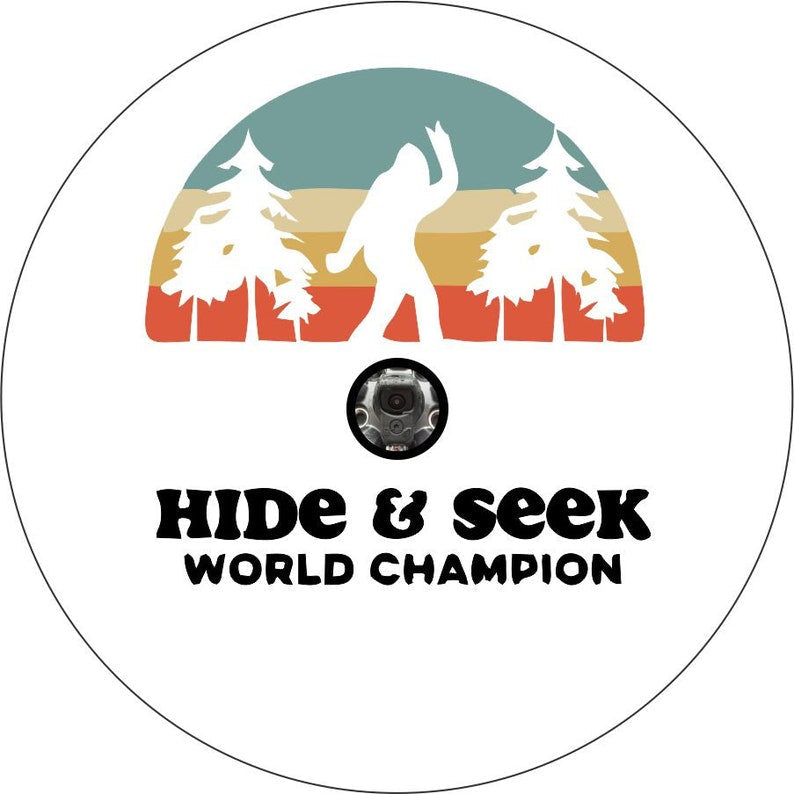 Bigfoot Hide & Seek Champion White Spare Tire Cover