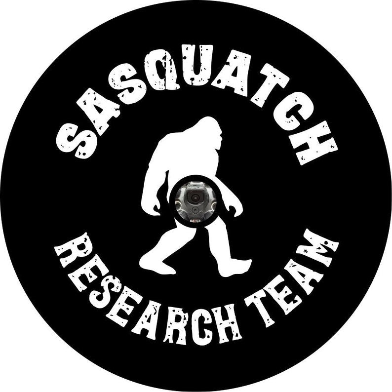 Bigfoot Research Team Black Spare Tire Cover