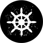 Boat Steering Wheel Helm Black Spare Tire Cover