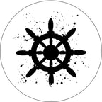 Boat Steering Wheel Helm White Spare Tire Cover