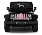 Baby Pink Fleck Print Grille Insert