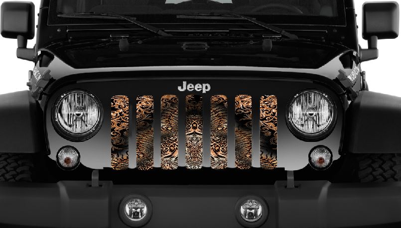 Baroque Animal Print Grille Insert
