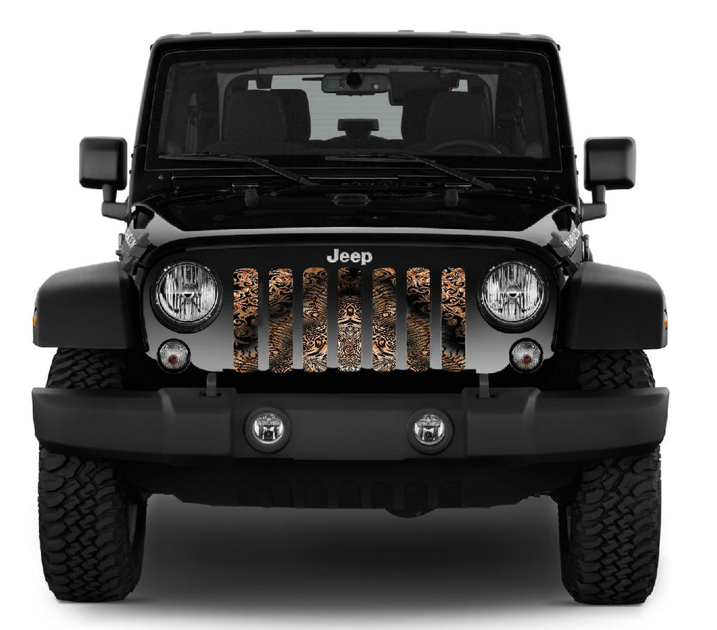 Baroque Animal Print Grille Insert
