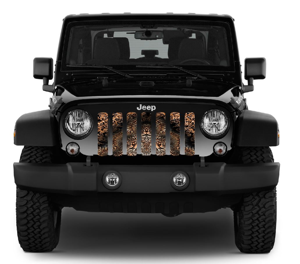 Baroque Animal Print Grille Insert