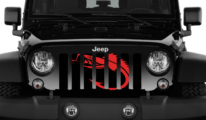 Bass Fishing Hook Grille Insert