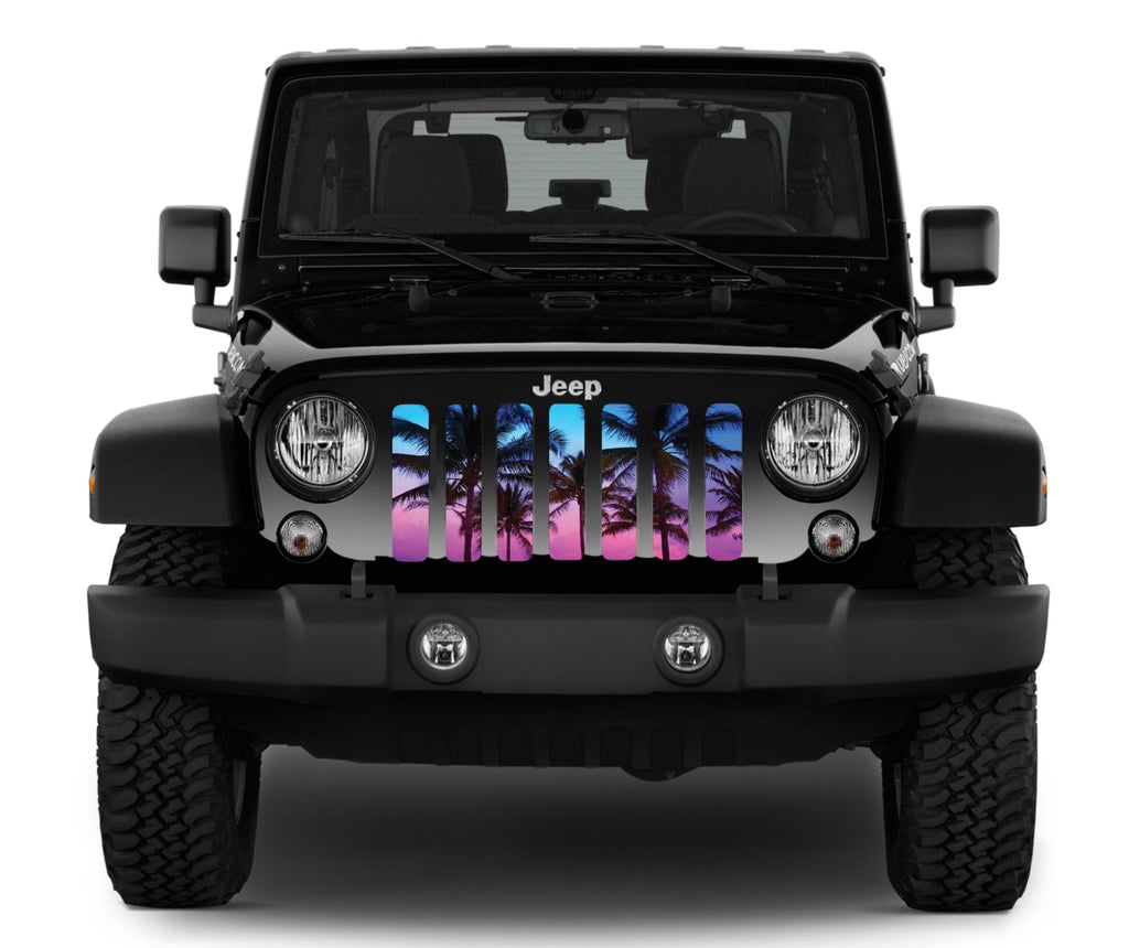 Beach Palm Tree Grille Insert
