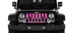 Bigfoot - Bright Pink Background Grille Insert
