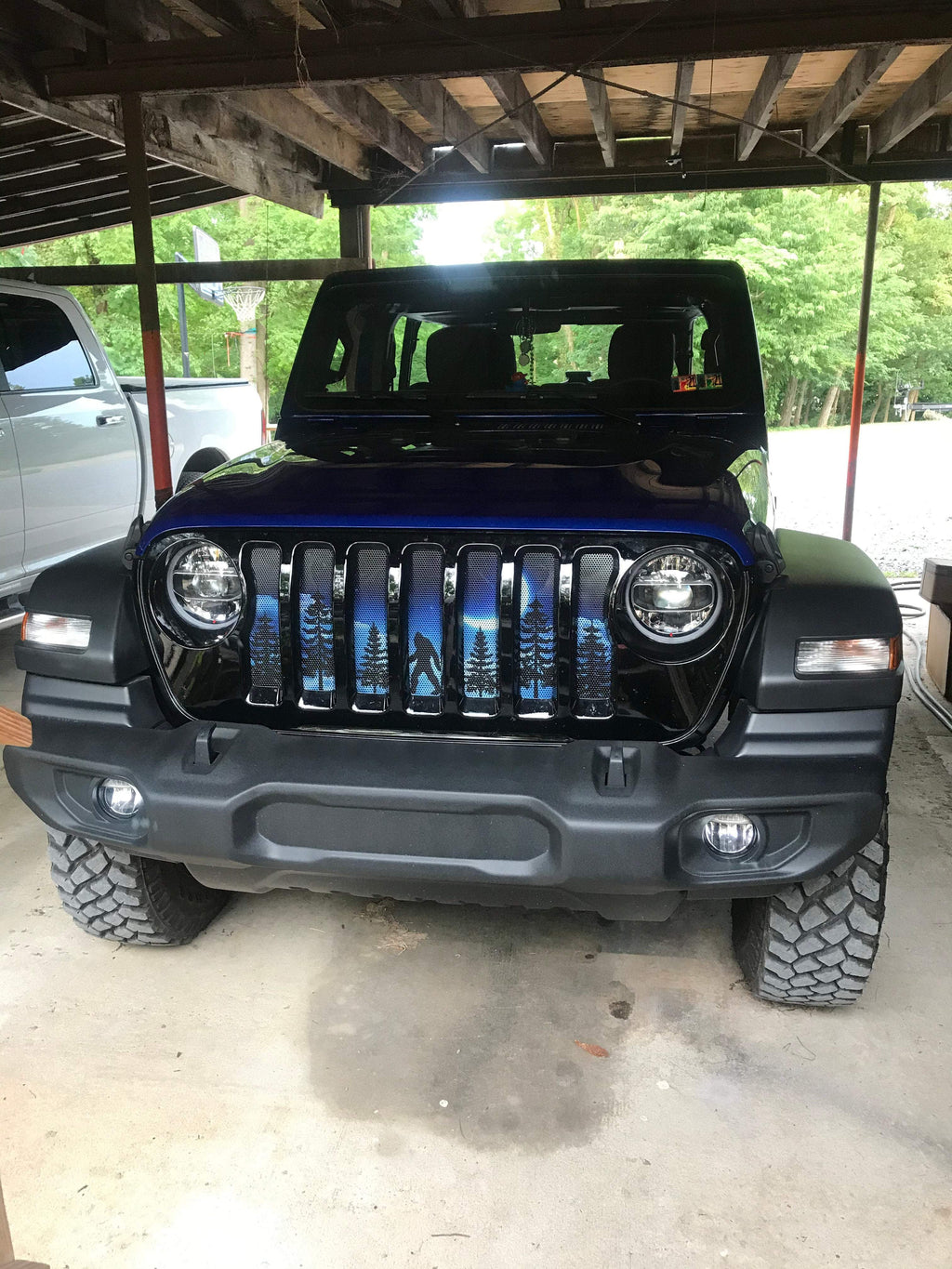 Platinum Bigfoot Dreamland Moon Grille Insert