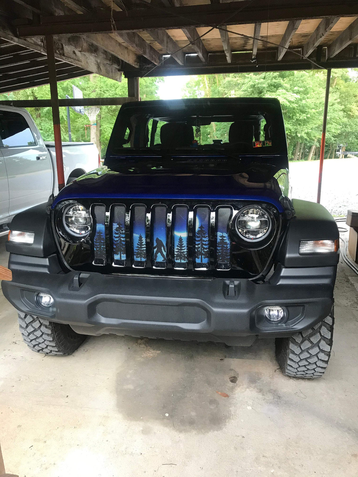 Platinum Bigfoot Dreamland Moon Grille Insert