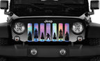 Bigfoot - Rainbow Chrome Background Grille Insert