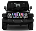 Platinum Bigfoot Rainbow Chrome Background Grille Insert