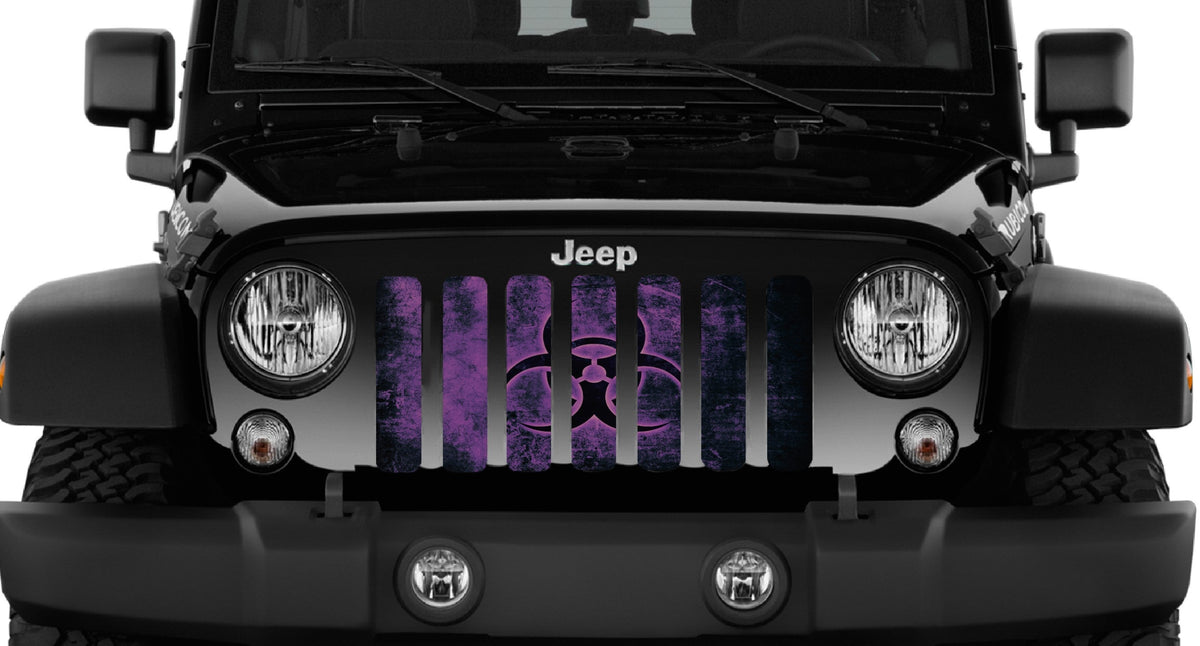 BioHazard Glow Purple Grille Insert