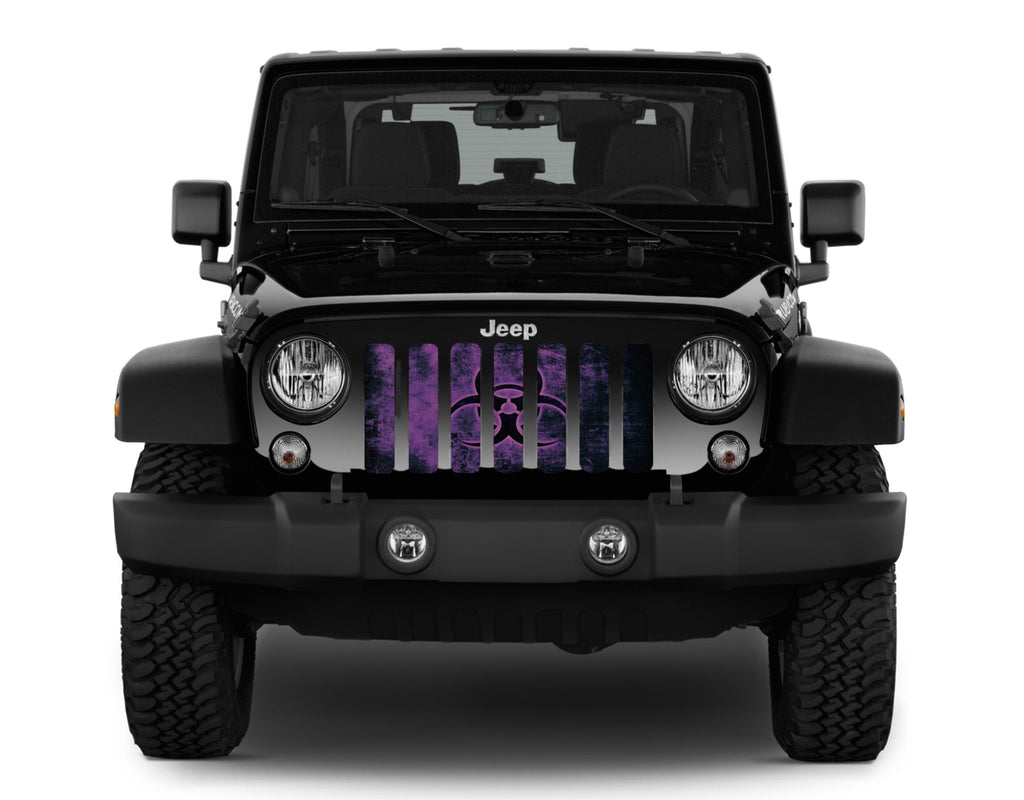 BioHazard Glow Purple Grille Insert