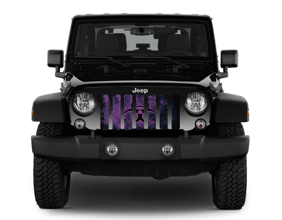 BioHazard Glow Purple Grille Insert