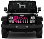 Black & Hot Pink Octopus Grille Insert