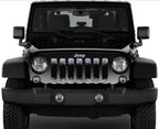 Black and Silver Fleck Print Grille Insert