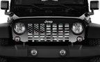 Black and White Angry Patriot Grille Insert