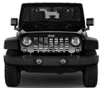 Black and White Angry Patriot Grille Insert