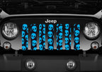 Blue Aliens Grille Insert