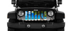 Blue Beach Palm Grille Insert