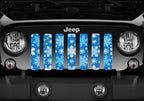 Blue Snowflakes Grille Insert