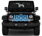 Blue Snowflakes Grille Insert