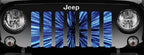 Blue Starburst Grille Insert