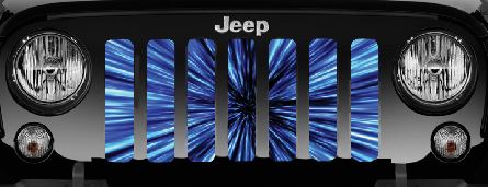 Blue Starburst Grille Insert